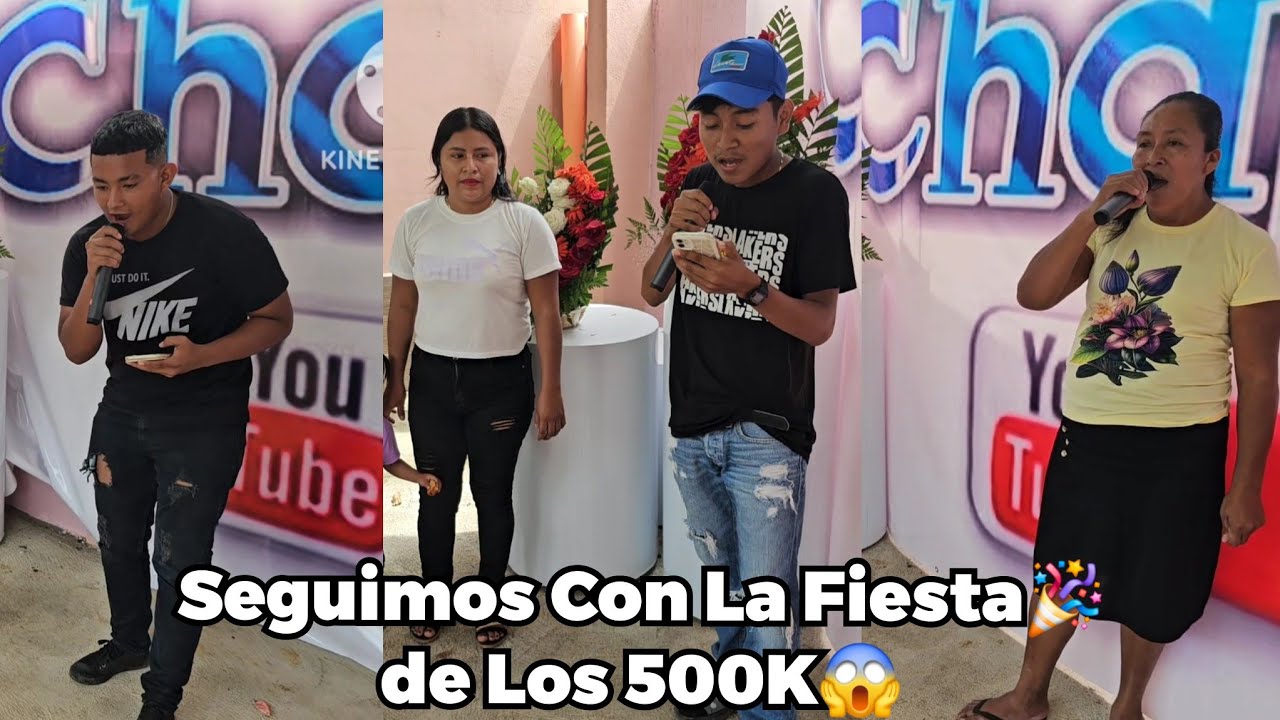 Seguimos Con la Grán Fiesta🎉de los 500K😱 hoy Por Cada Integrante Cantamos Una Canción|Mirén Q Tal?🤣🤣