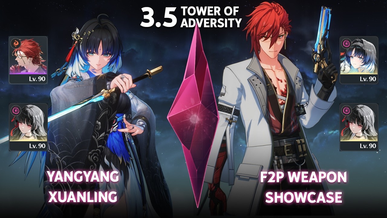 S0 Yangyang Xuanling Showcase! Yangyang SP & Mortefi F2P Showcase | ToA | Wuthering Waves 3.5