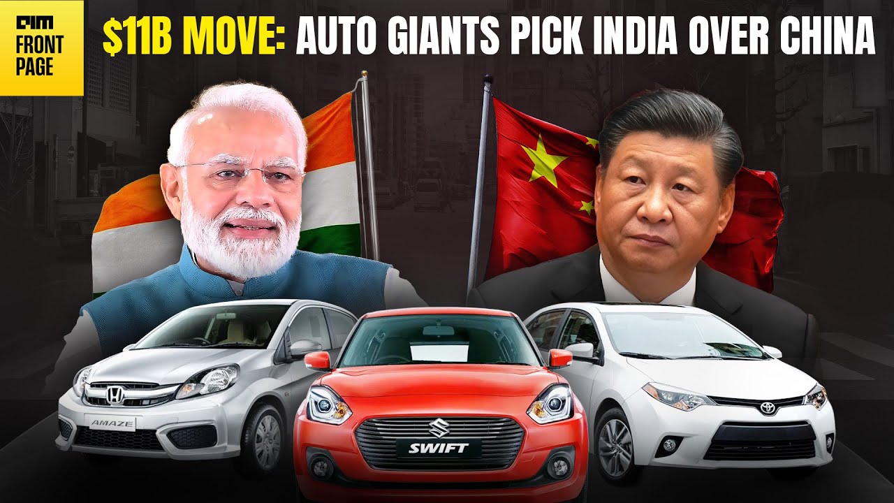 India Beats China With $11B Auto Investment Shift by Toyota, Honda & Suzuki