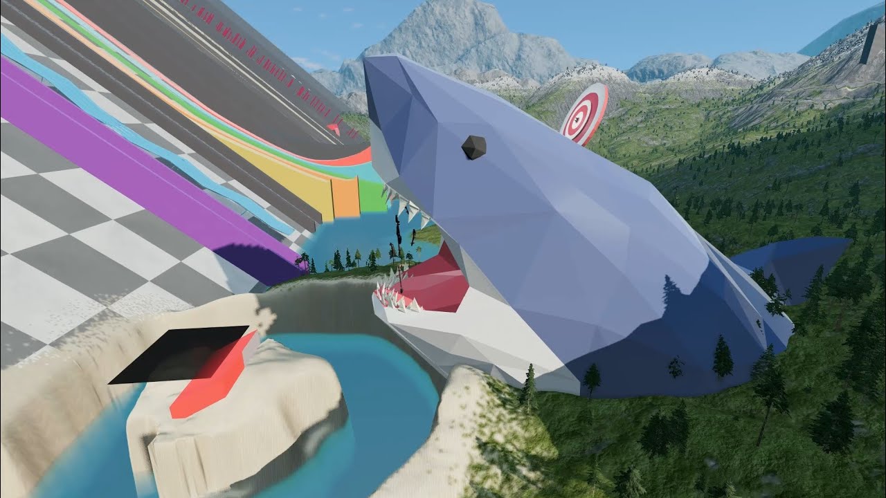 Big & Small McQueen vs Chick Hicks vs Tow Mater vs King Dinoco vs Duch Hudson - BeamNG.Drive