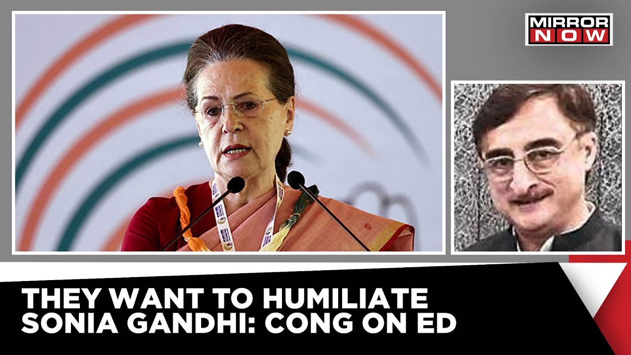 They Want To Humiliate Sonia Gandhi: Congress Leader Vivek Tankha On Sonia Gandhi Grilled By ED