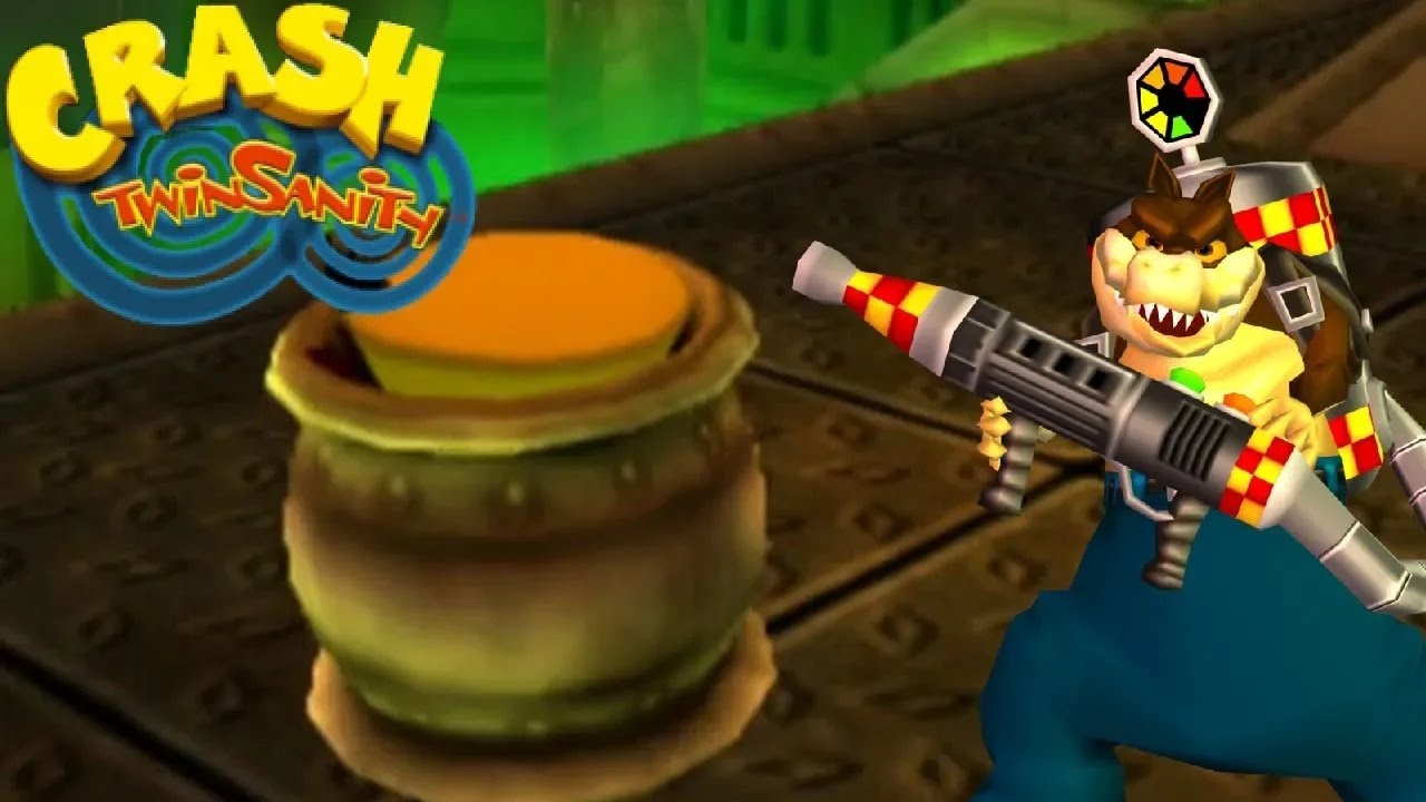 Crash Twinsanity Walkthrough (PS2) - Part 7 - Boiler Room Doom (100% All Gems)