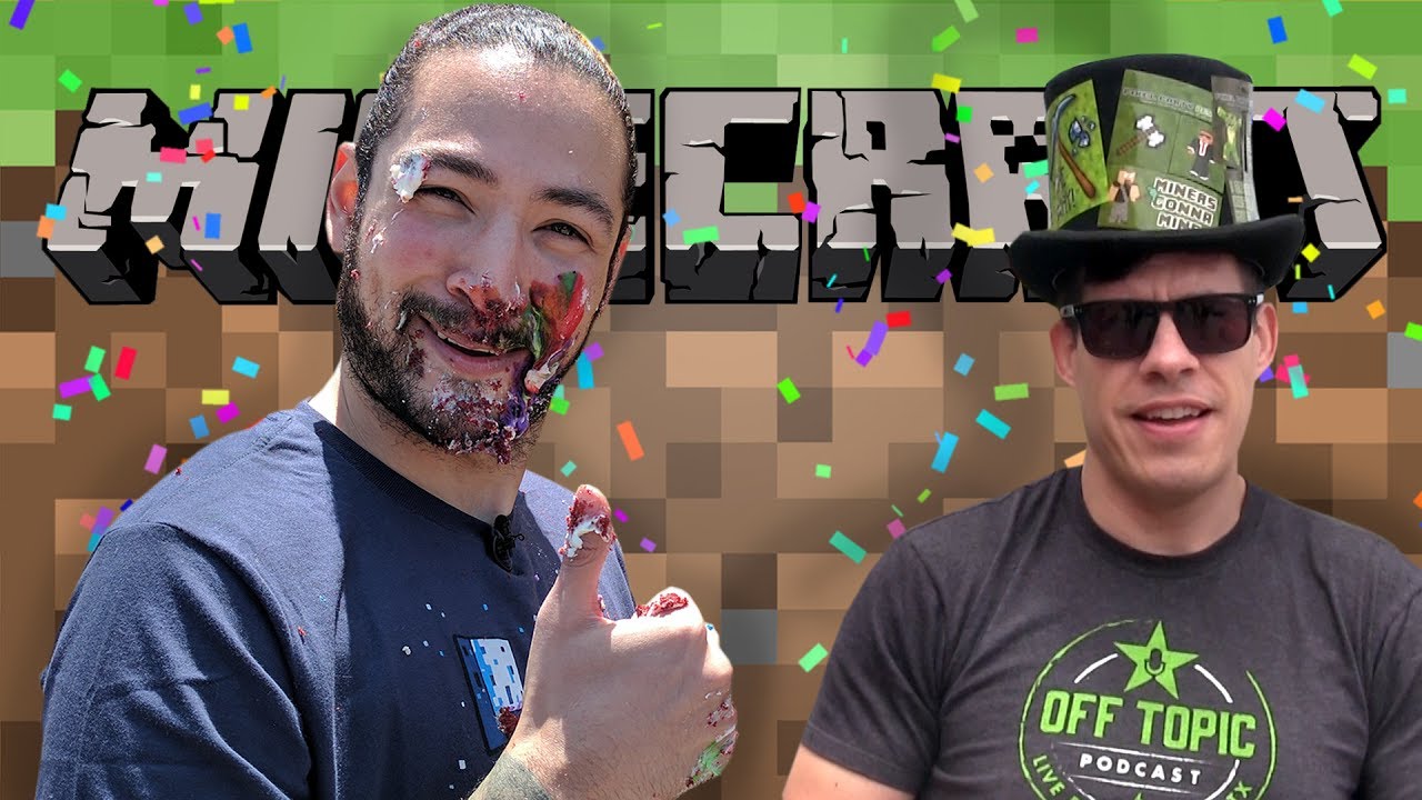 MINECRAFT BIRTHDAY PARTY BUS WITH FUNHAUS