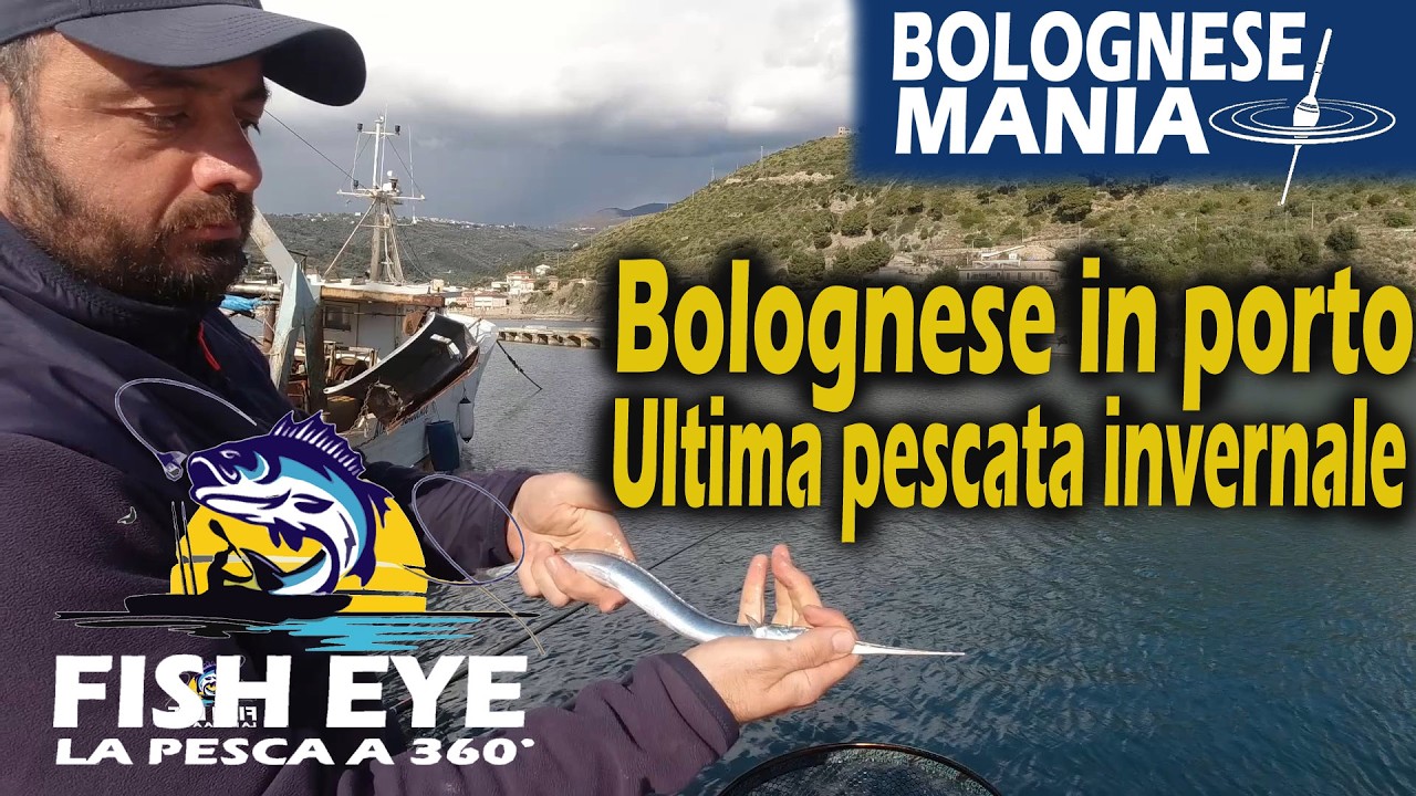 Pesca a bolognese in porto - Ultima pescata invernale