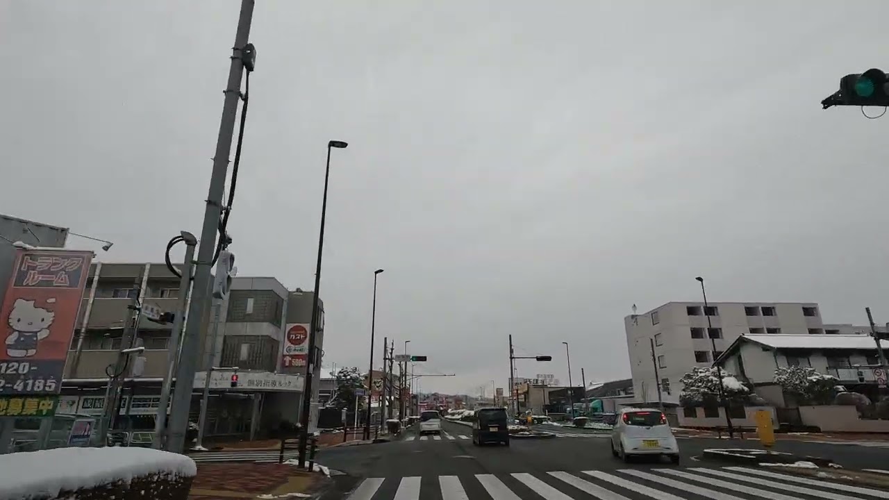 Tokyo Tama New Town Street （winter）Tama New Town Iriguchi   &rarr; Kotta Shin Ohashi