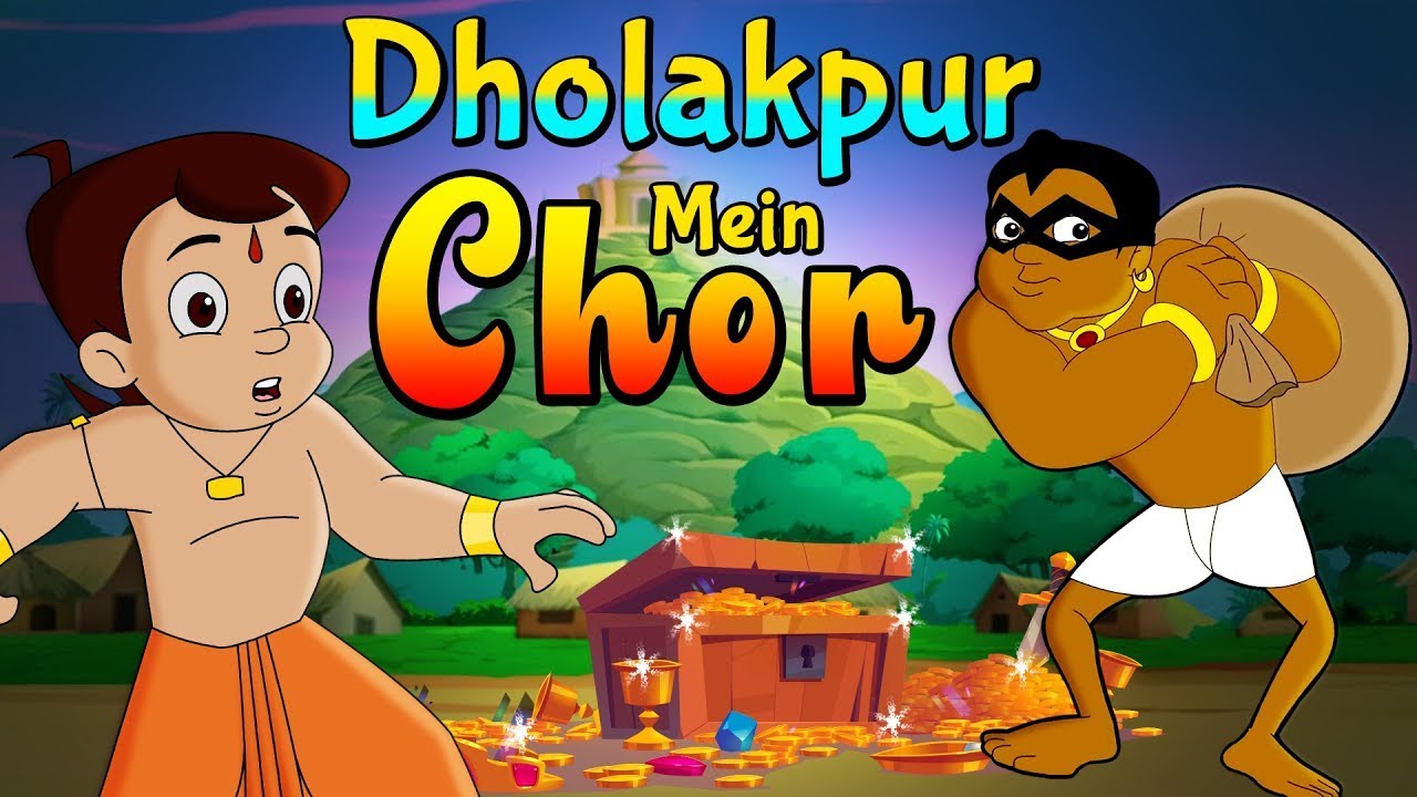 Chhota Bheem - Dholakpur Ka Naya Chor! 💰 | Bheem V/S The Masked Thief! (Action Cartoon)