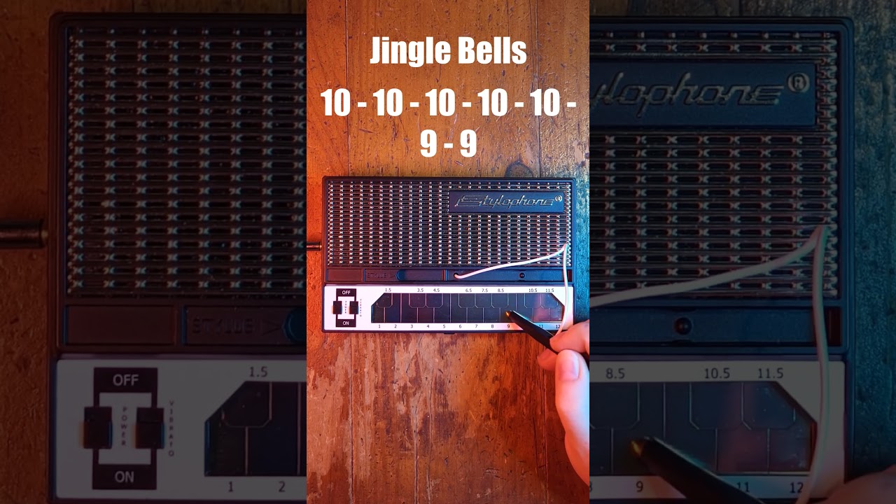 How To Play Jingle Bells on Stylophone with Tabs / #stylophone #christmas #piano