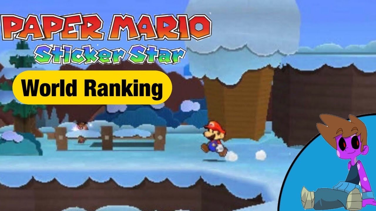 Ranking the Worlds from Paper Mario Sticker Star