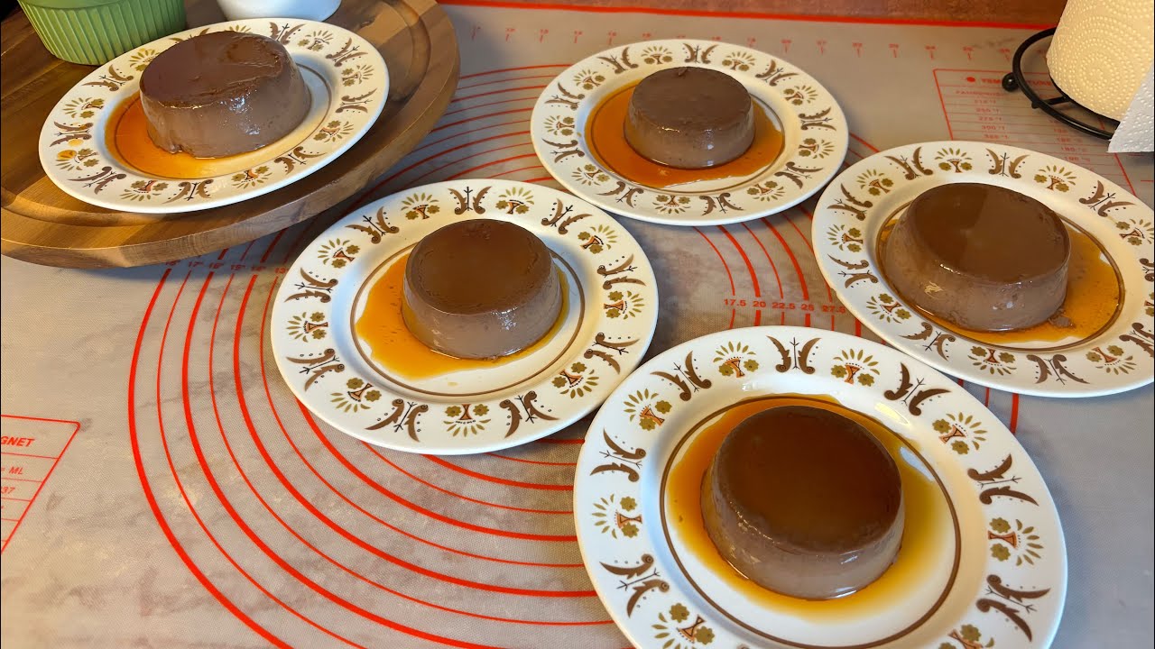 أروع فلان بالشوكولاته و الكراميل 👌🍮Very delicious chocolat caramel Flan 