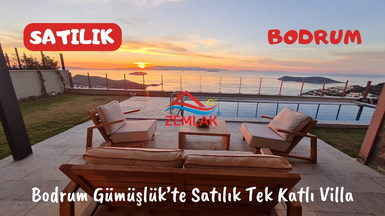 BODRUM'DA SATILIK VİLLA (Bodrum'da Satılık Muhteşem Manzaralı Villa)