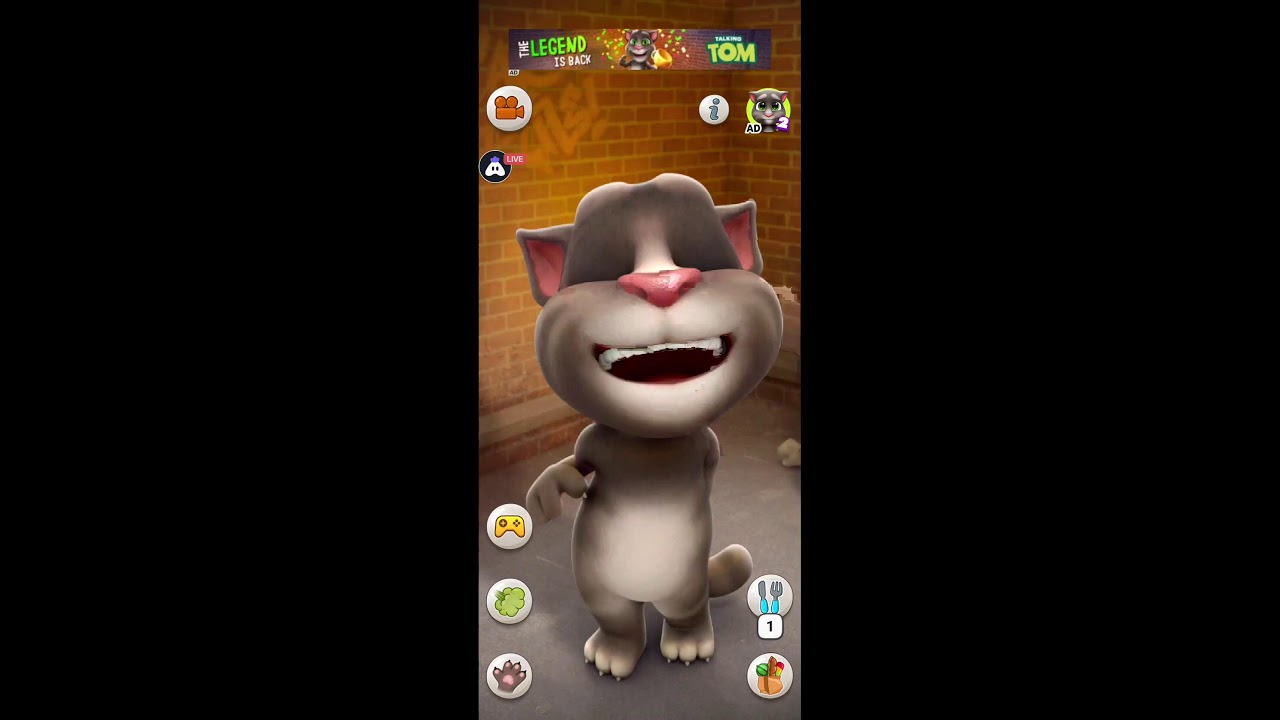 English Talking Tom Cat : 👍 Good stream | Playing Solo | Streaming with Turnip