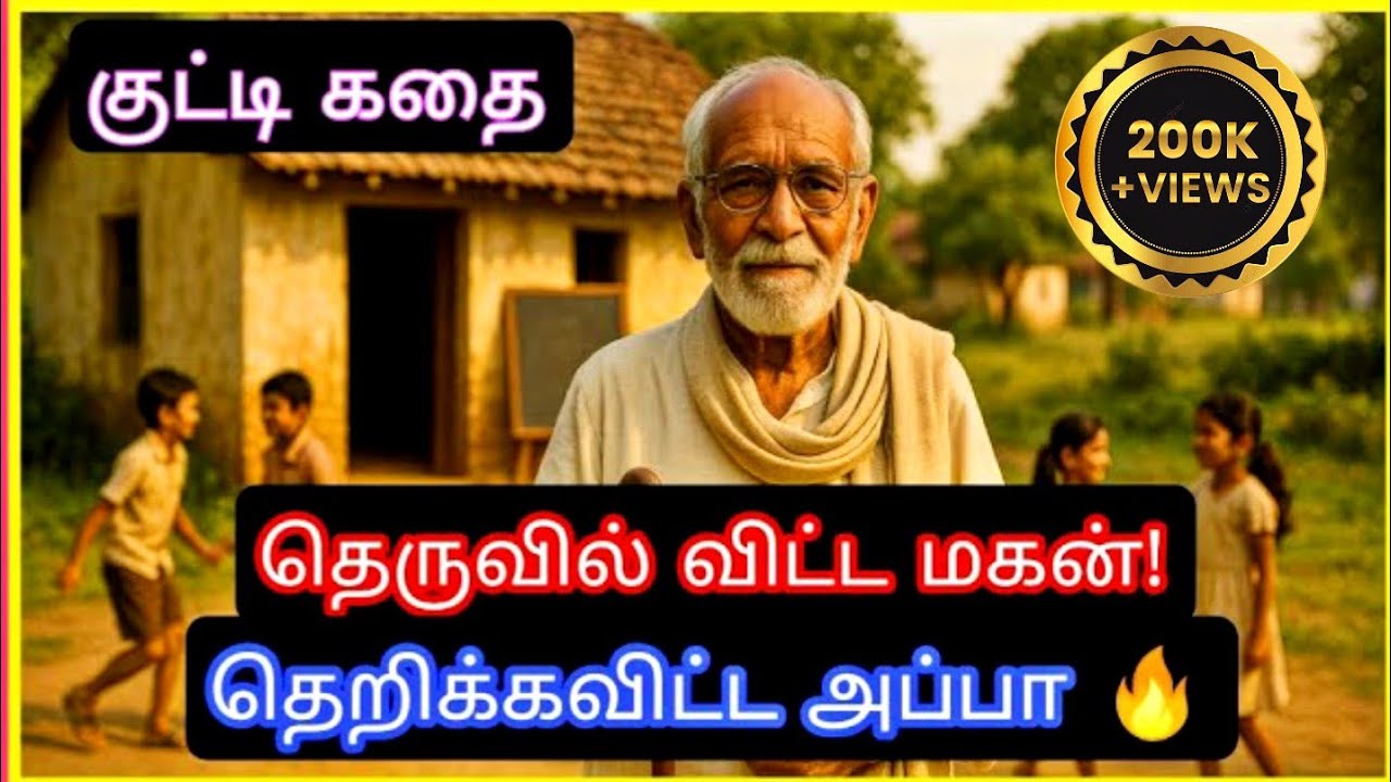 அப்பாவை தெருவில் விட்ட மகன்‌‌! , பதிலடி கொடுத்த தந்தை🔥 | #lifestory #tamilstory #story #moralstories