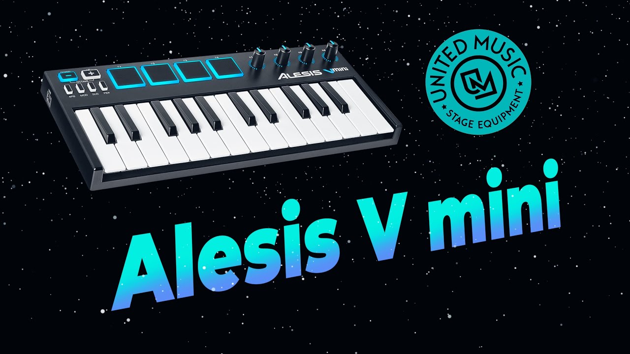 Обзор Alesis V Mini - миди клавиатура , которая всегда с вами  🎹 👨🏽‍💻
