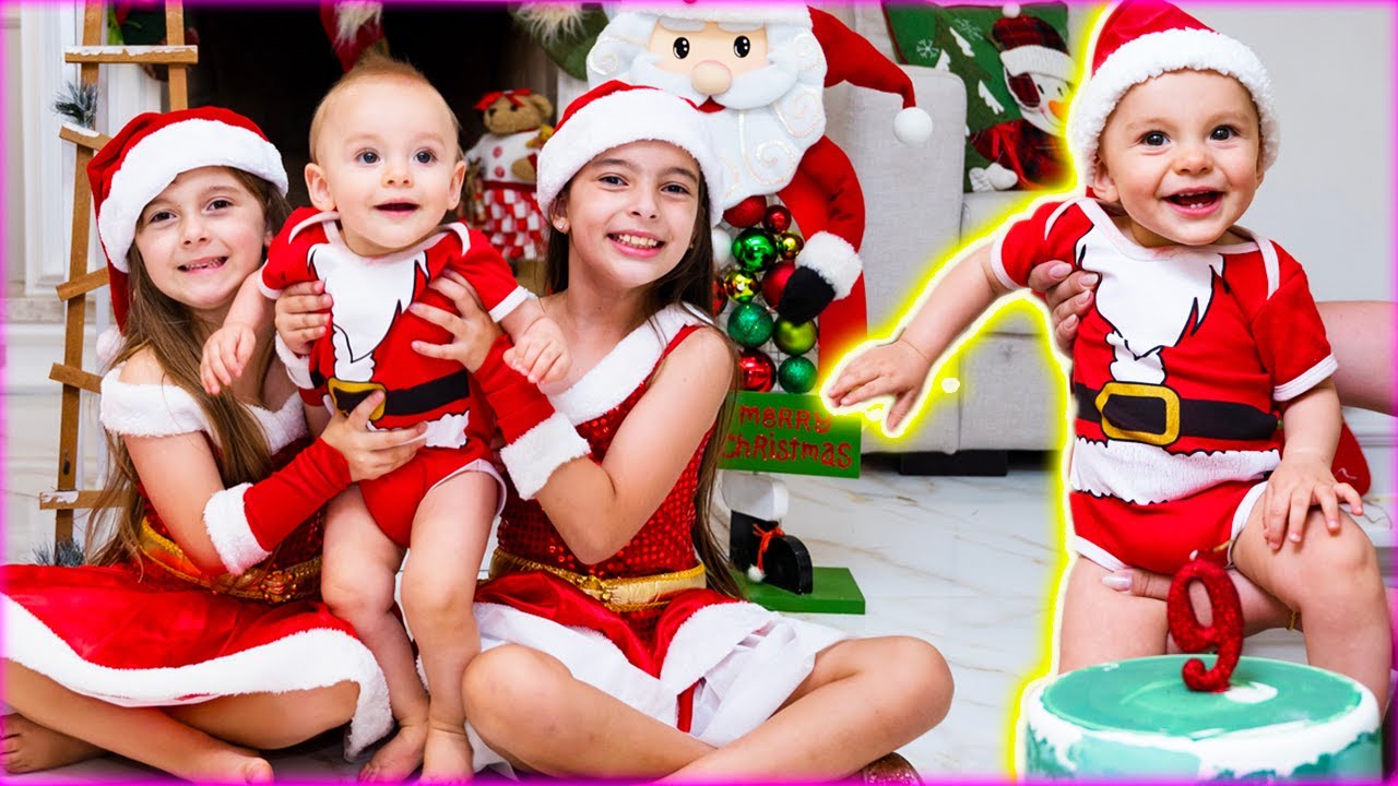Aniversário surpresa de natal nas férias 2021 | Jéssica Godar, Laurinha E Helena e Gabriel