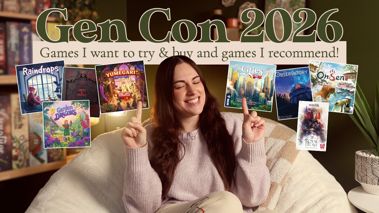 Обзор Gen Con 2026! | Игры, которые хочу попробовать, купить и порекомендовать!