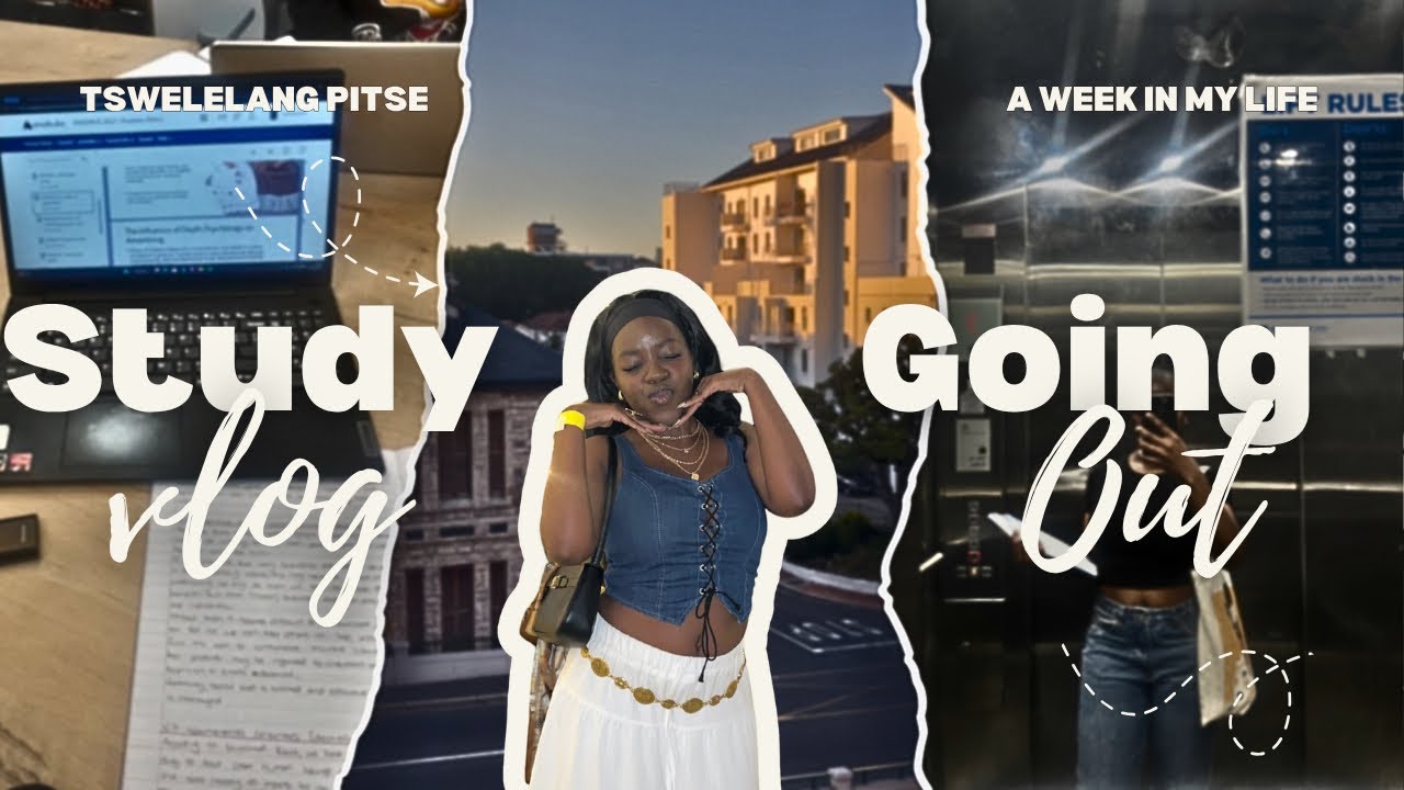 Productive Uni Days💻| final exams prep, all-nighters, solo studying, gym | going out | UCT