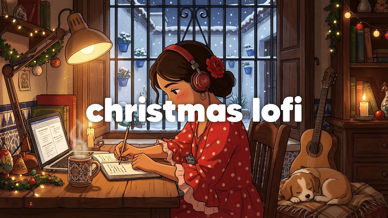 flamenco lofi christmas 2025 🎄 cozy winter beats to study & focus