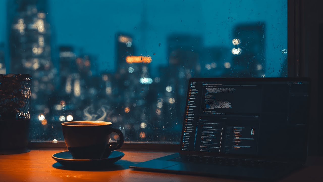 Productive Night Work Jazz - Deep Focus Music for Coders & Creators