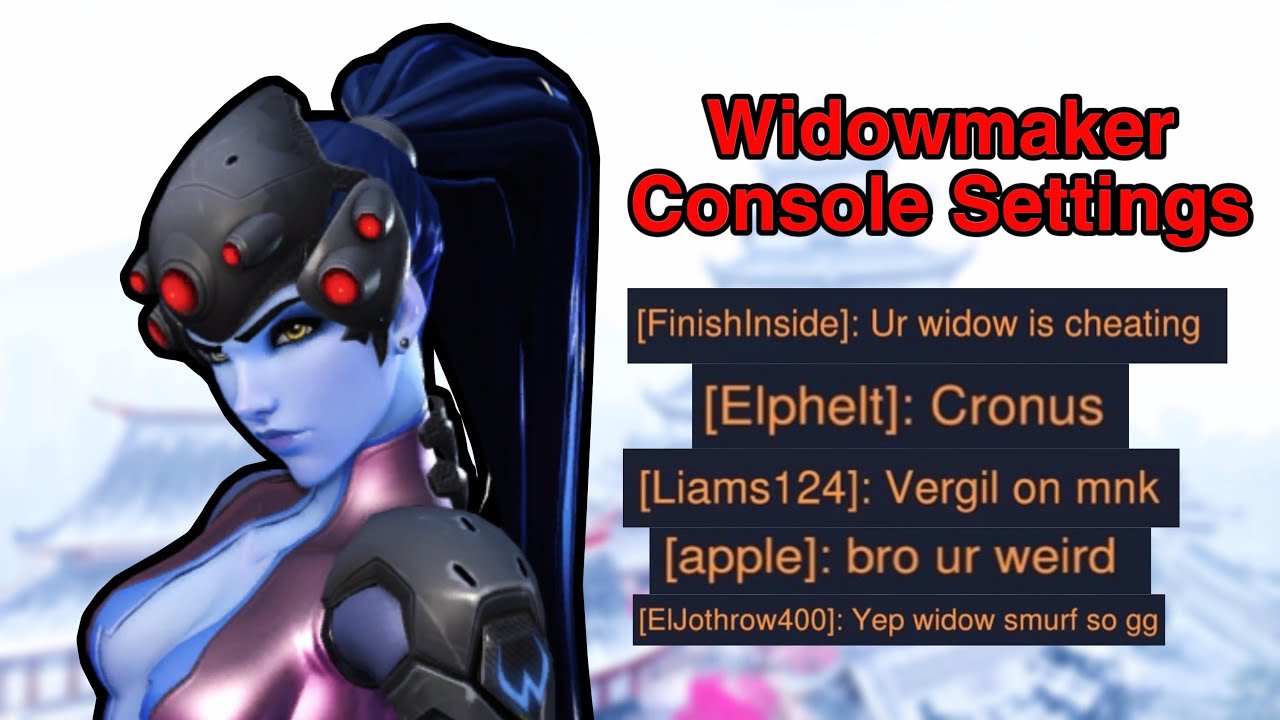Widowmaker Console Settings that will get you ACCUSED of CHEATING | Overwatch 2