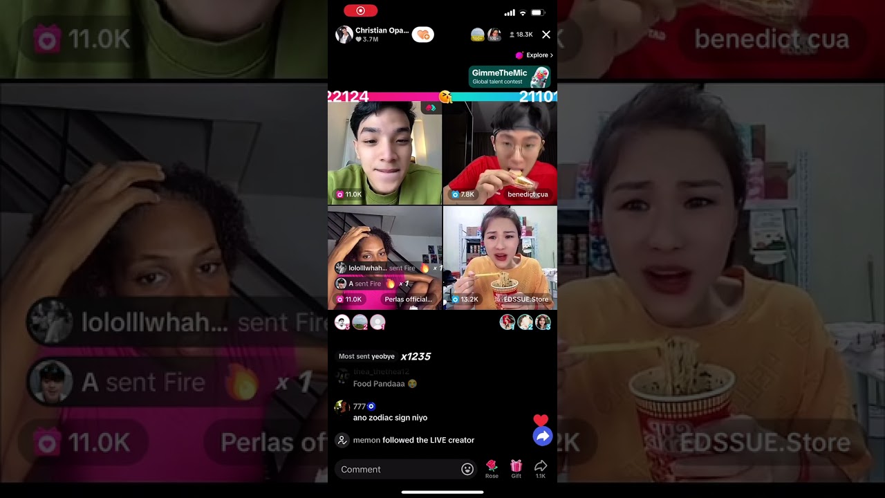 240709 XTian,Jenny,Ben,Perlas,Vrix Tiktok Live