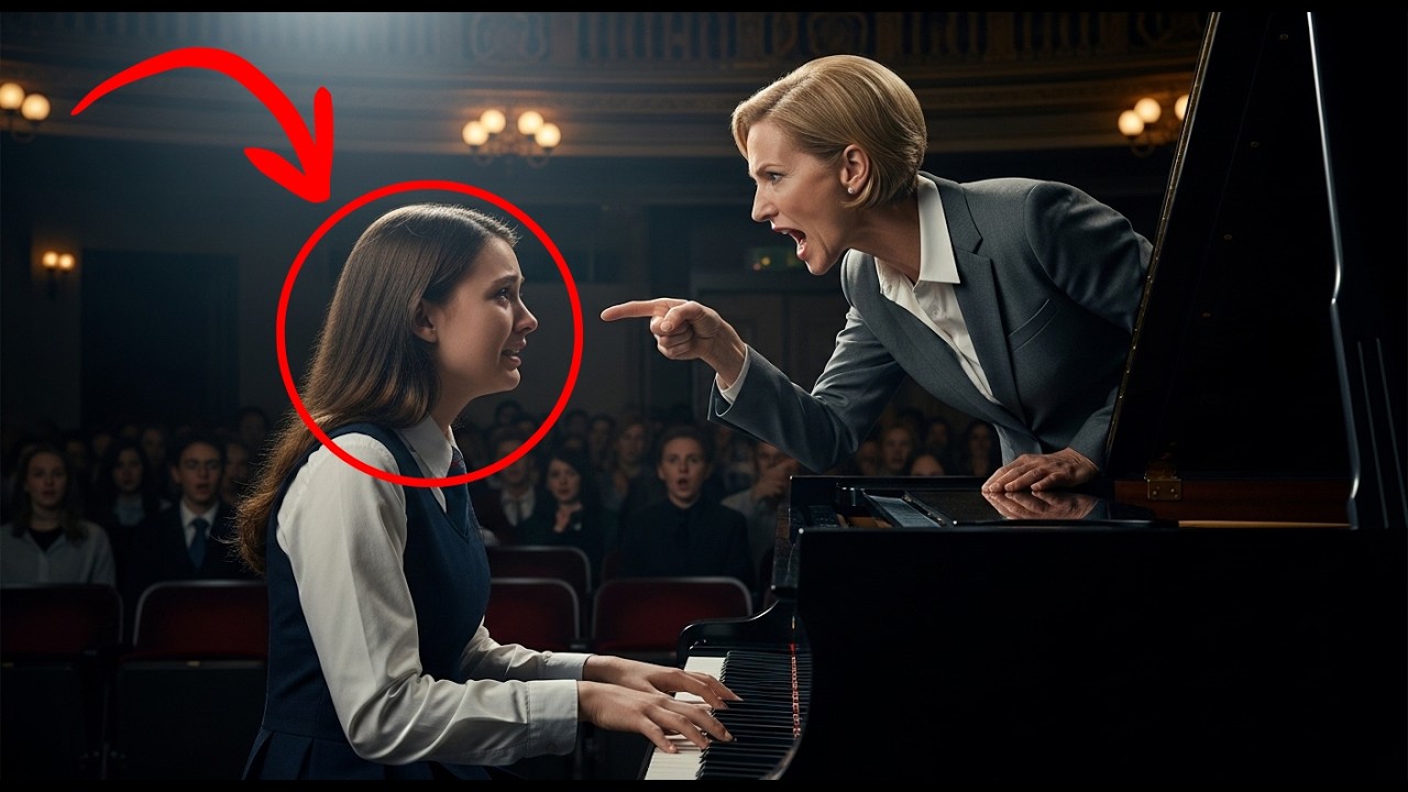 DIRECTORA HUMILLA A UNA CHICA EN EL PIANO… PERO EL PRIMER ACORDE SILENCIÓ A TODA LA ESCUELA ENTERA