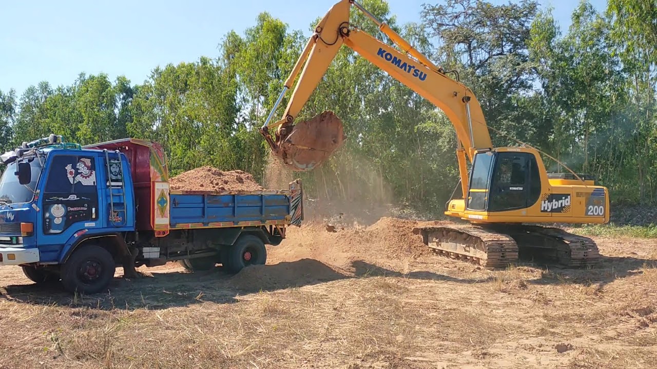 KOMATSU PC200-6 Hybrid แบกแบกเต็มกล่อง สุดจัด!!