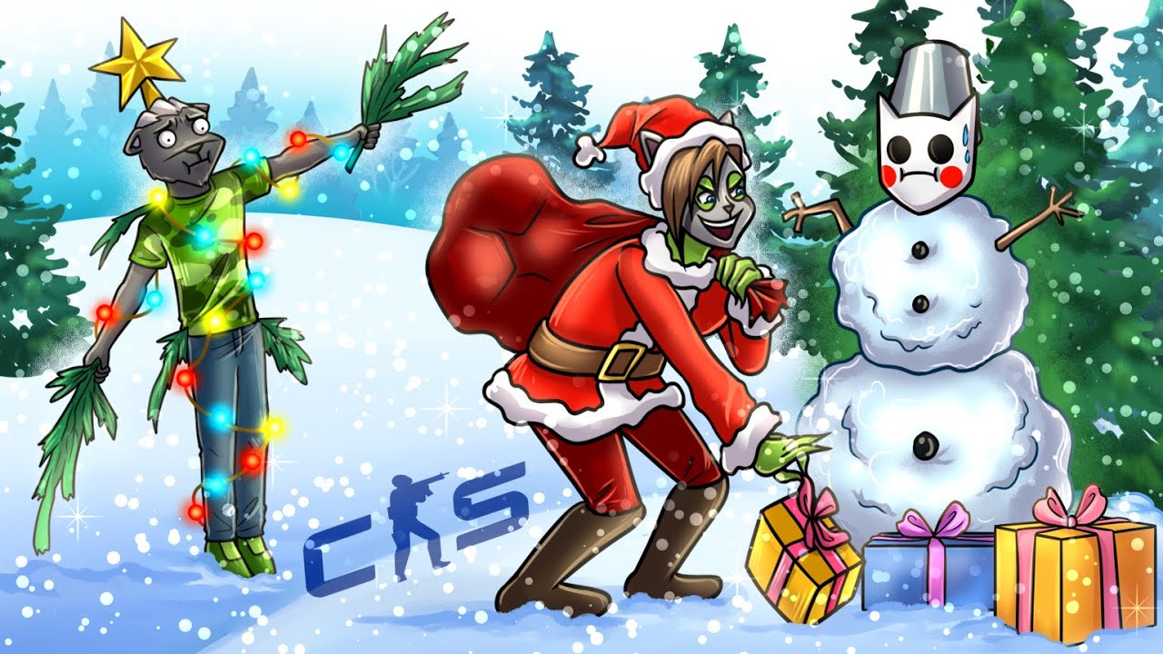 The Grinch is trying to steal Christmas again :D Hide and Seek in CS2 #maniacs2