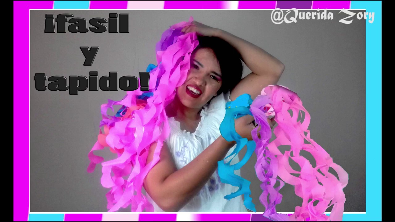 Melena  para piñata de unicornio