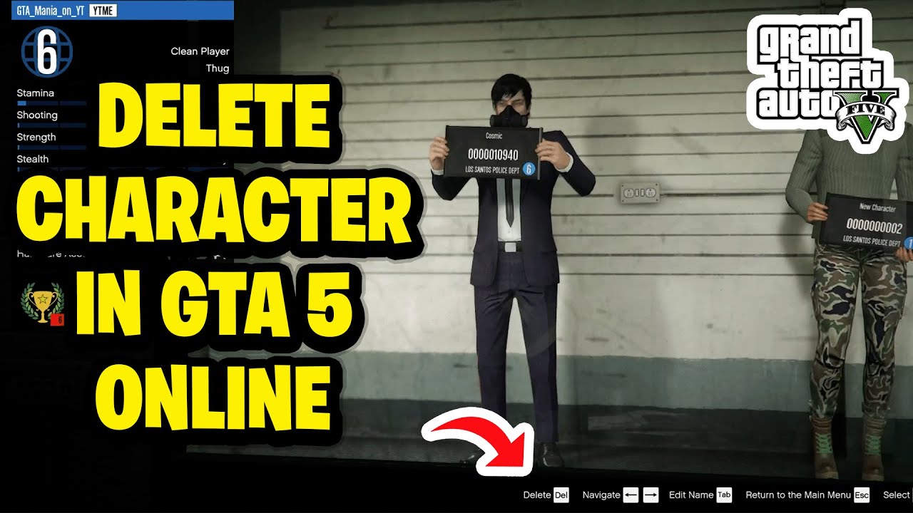 Как удалить персонажа в GTA 5 Online - 2026