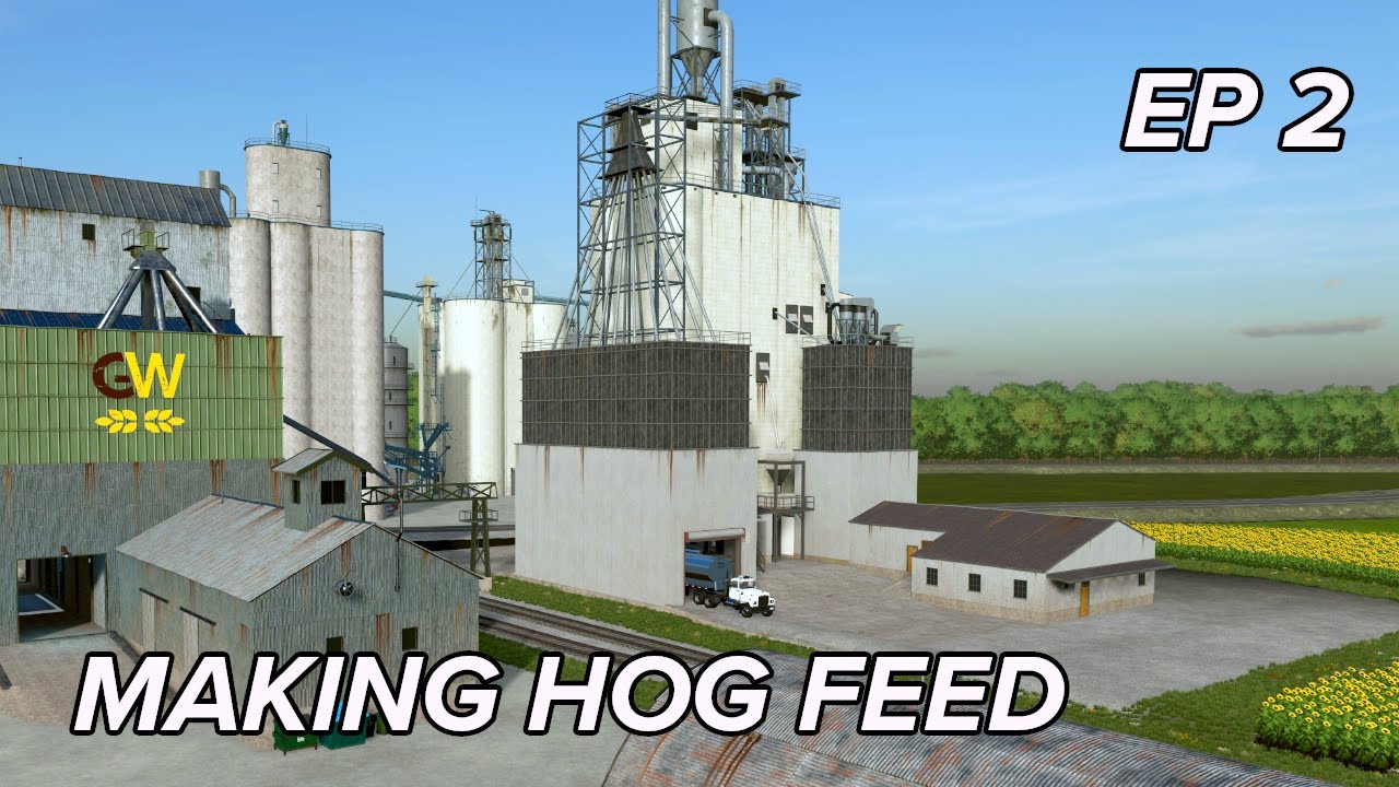 Feeding hogs on Farmville, NC! - Farming Simulator 2022 - Episode 2