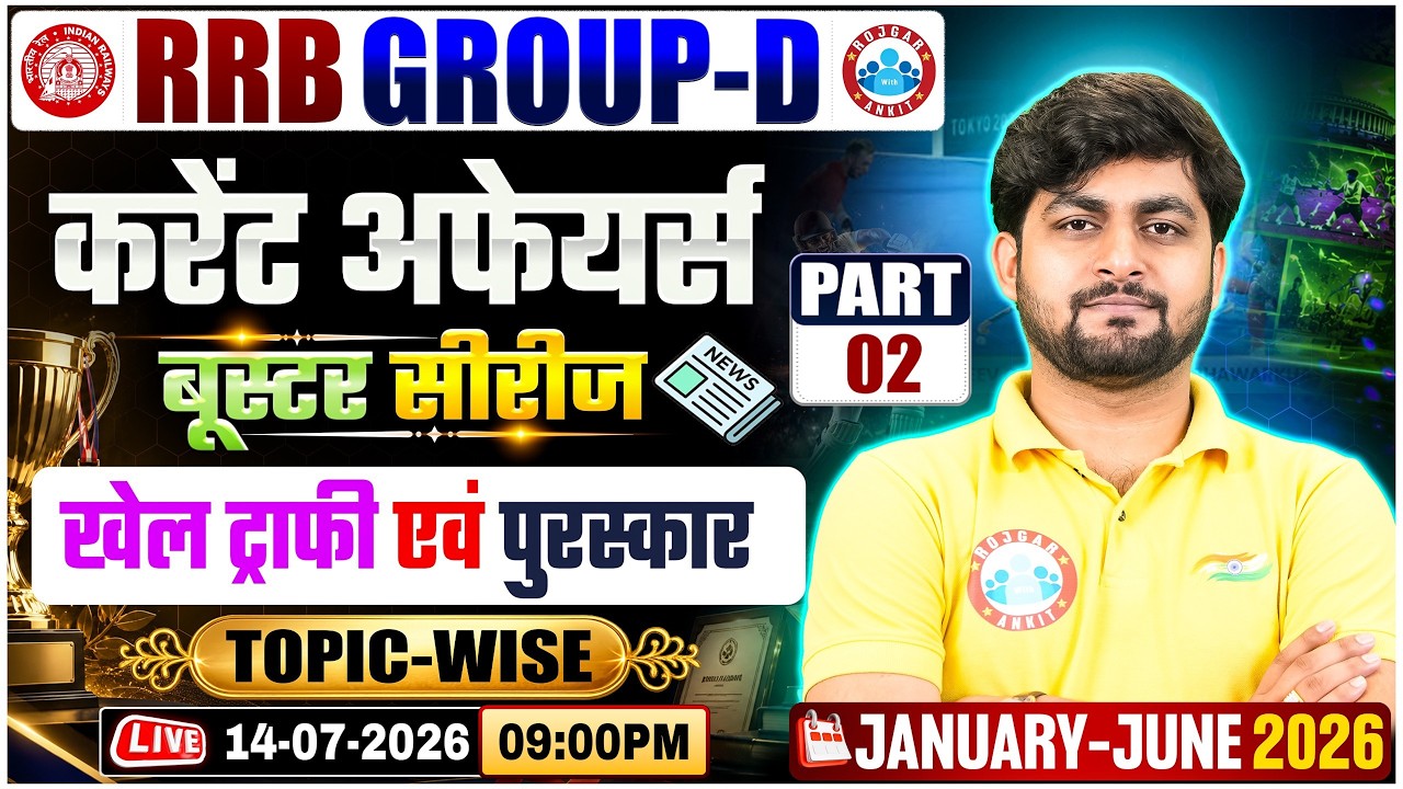 RRB Group D Current Affairs 2026 | खेल ट्राफी एवं पुरस्कार | RRB Group D 2026 Current Affairs