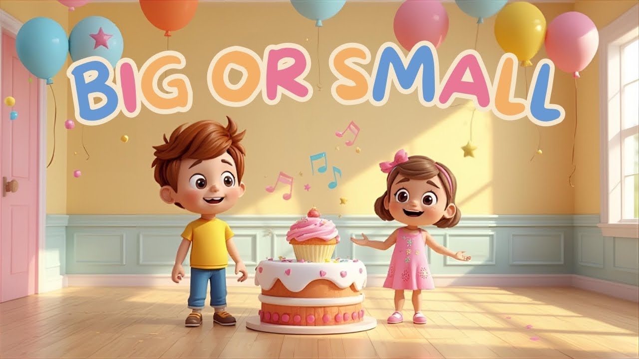 Big or small rhyme | rhymes | 2025 | 2025 trending rhyme | vocabulary words english learn | rhyme 