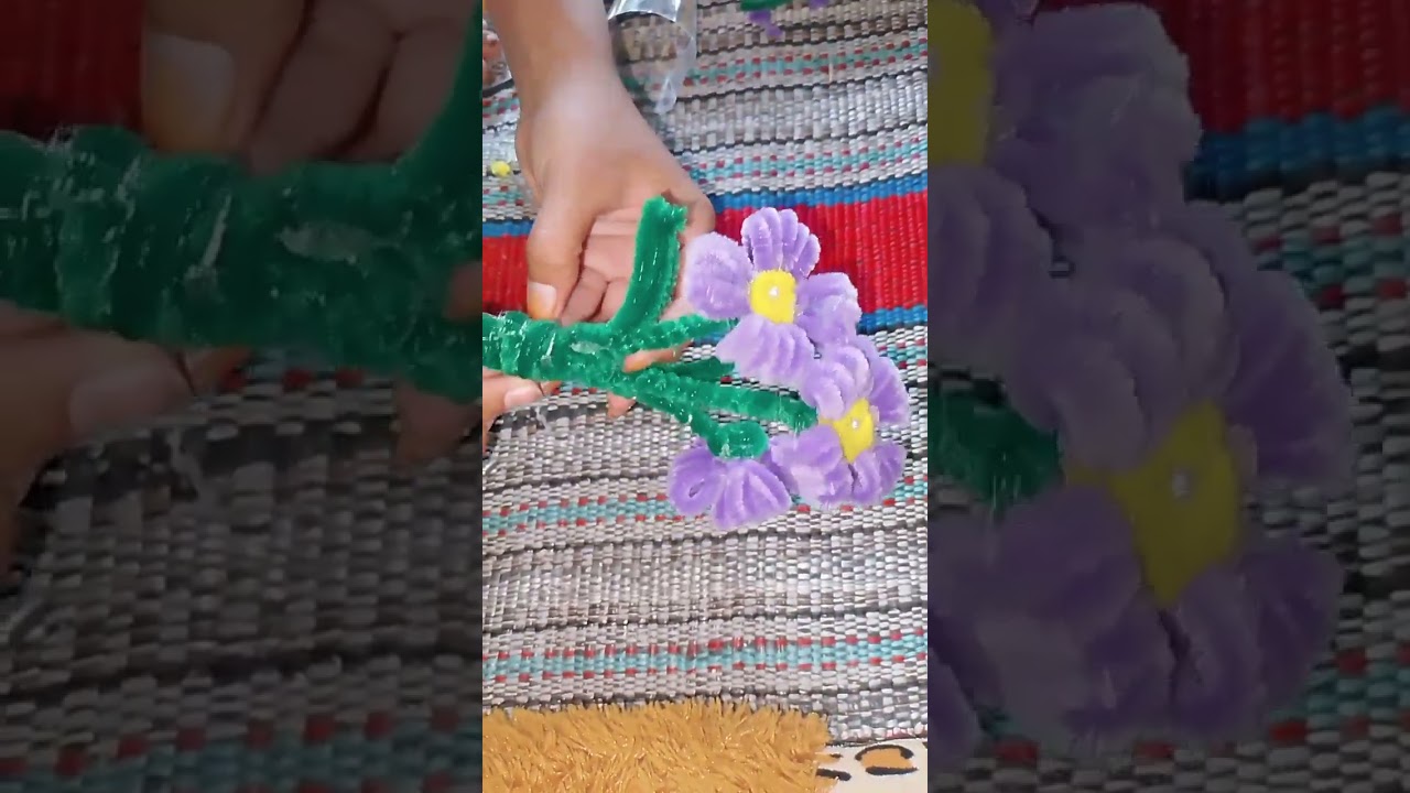 tutorial membuat kerajinan tangan dari kawat bulu 🌻✨