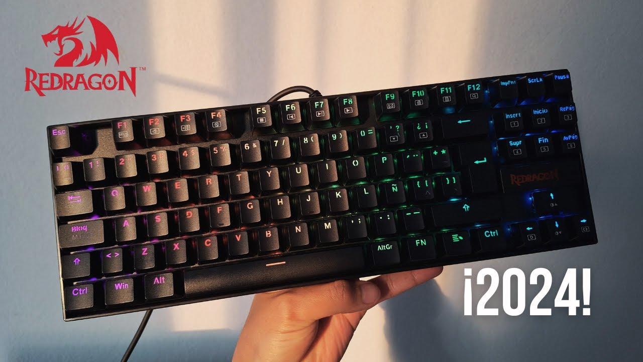 REDRAGON KUMARA K552 RGB...¿El mejor teclado mecánico barato? (Unboxing+Guía)