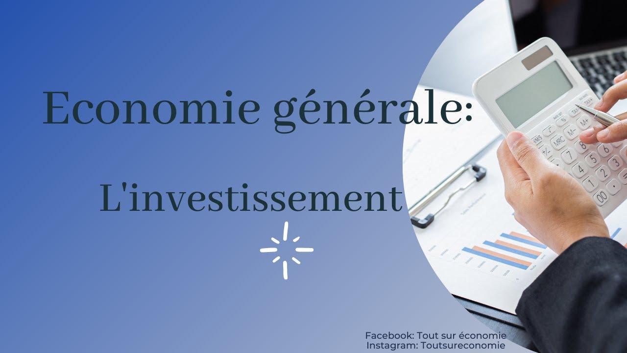 Economie générale 1 BAC : l'investissement
