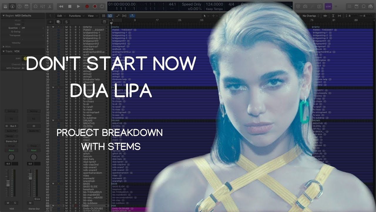 Dua Lipa - Don't Start Now (Production Breakdown With STEMs)