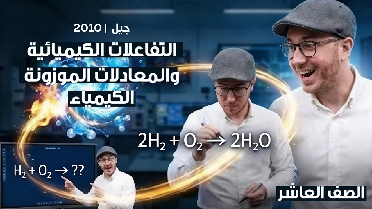 التفاعلات الكيميائية والمعادلات الموزونة | كيمياء الصف العاشر