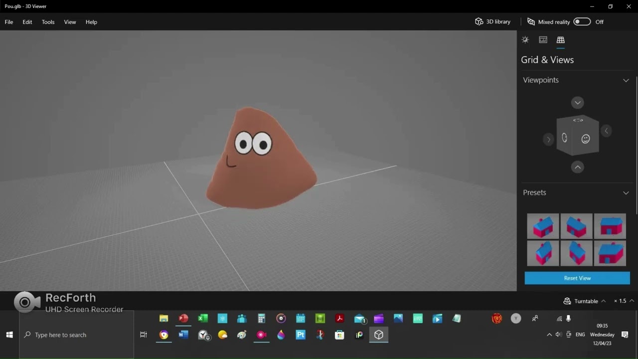 [Review] Pou in 3D view