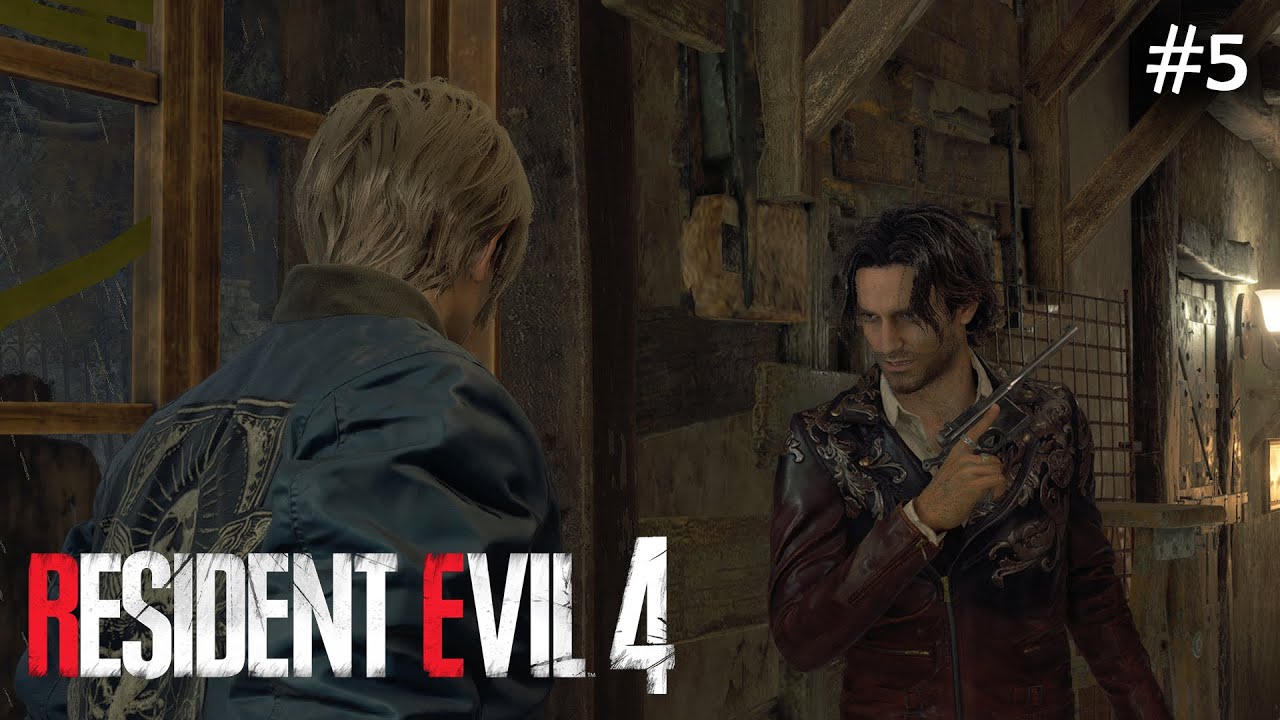 Dikepung Warga bersama Luis - Resident Evil 4 Remake 2023 Hardcore Mode - Gameplay #5