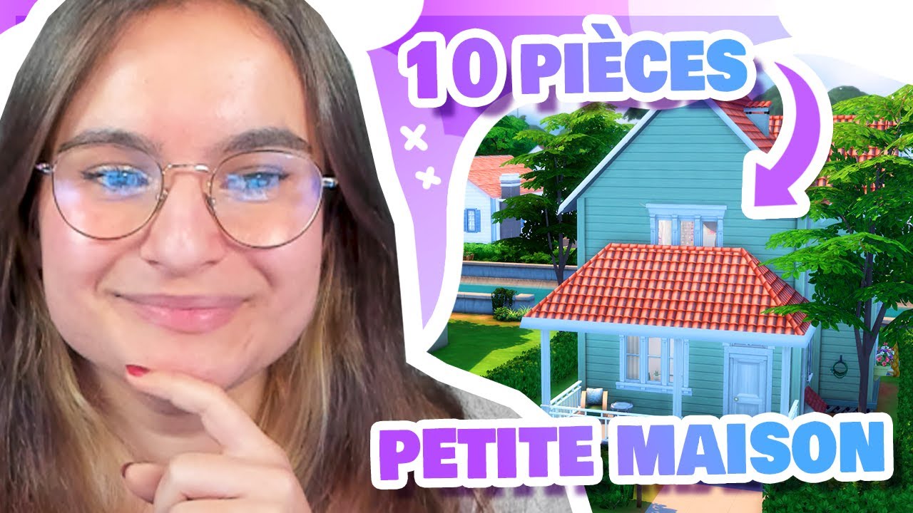 ☾ Faire rentrer 10 pièces dans cette PETITE maison ? 🤔 | Vos créas 2.0 - Sims 4 ☽