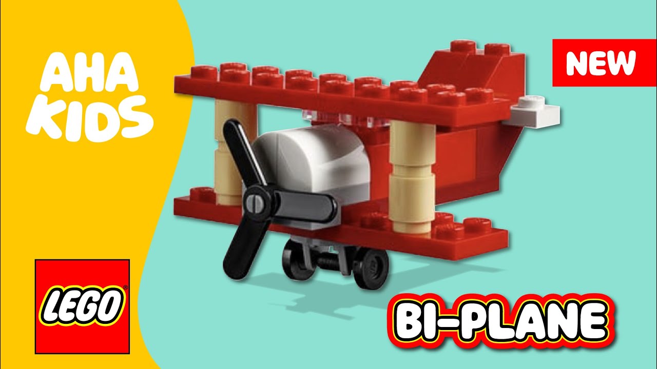 LEGO Bi-Plane Building Instructions - LEGO Classic 11005 &mdash; #StayHome and play #WithMe