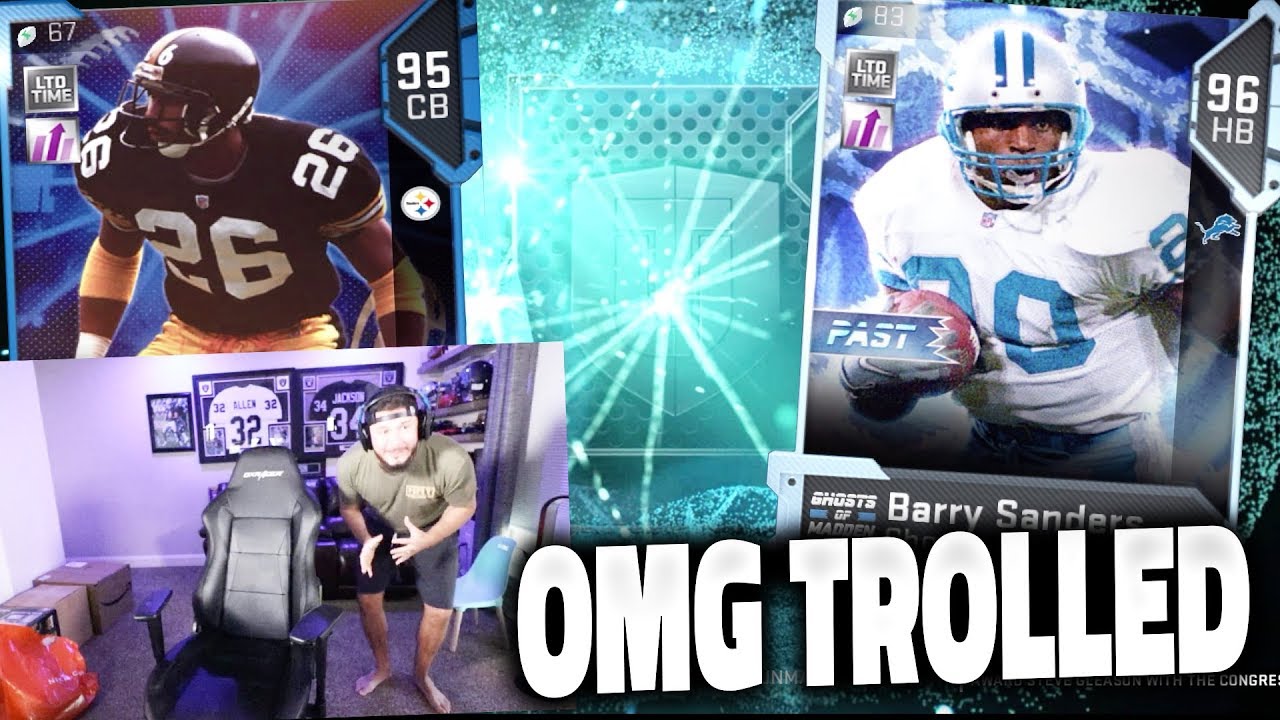 OMG I GOT TROLLED SO BAD!! FULL LEGENDS - MADDEN 19 PACK OPENING