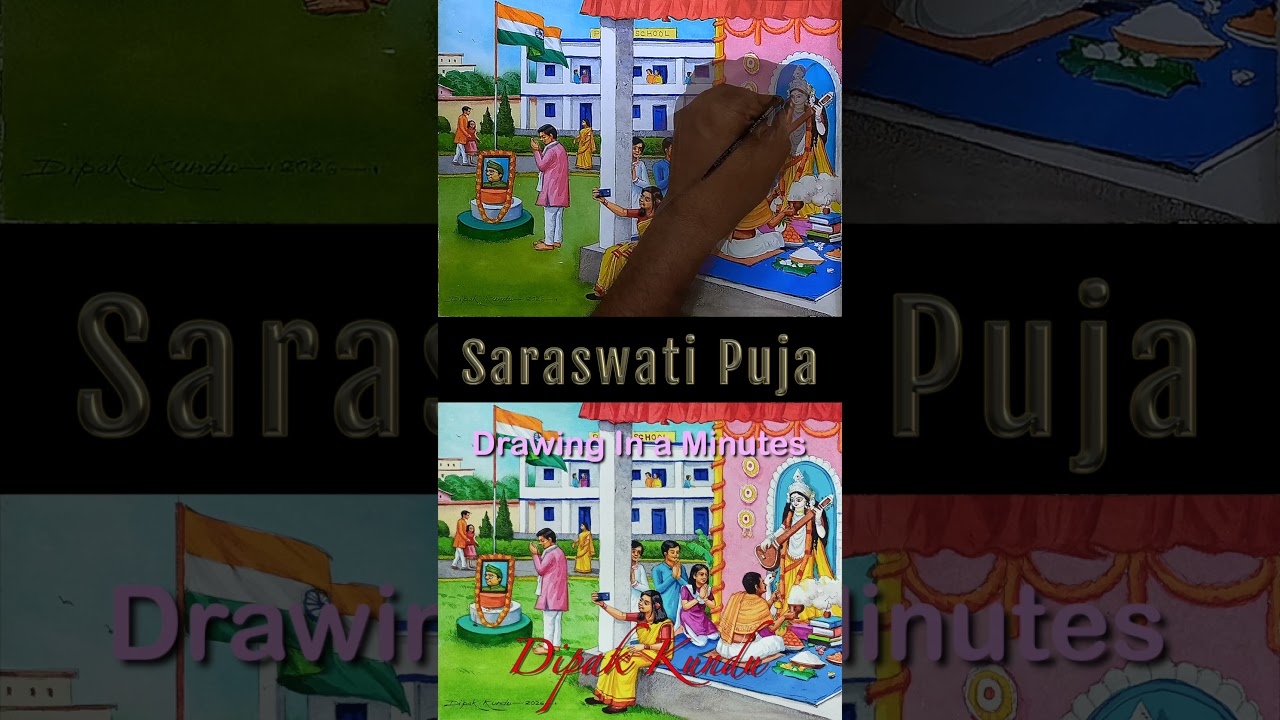 Saraswati Puja Drawing Secrets Revealed