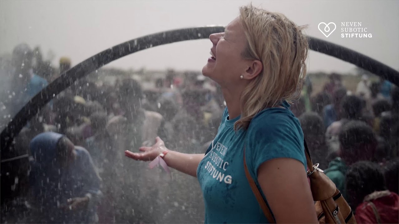 Sabine Epping in Äthiopien 2018 mit der Neven Subotic Stiftung