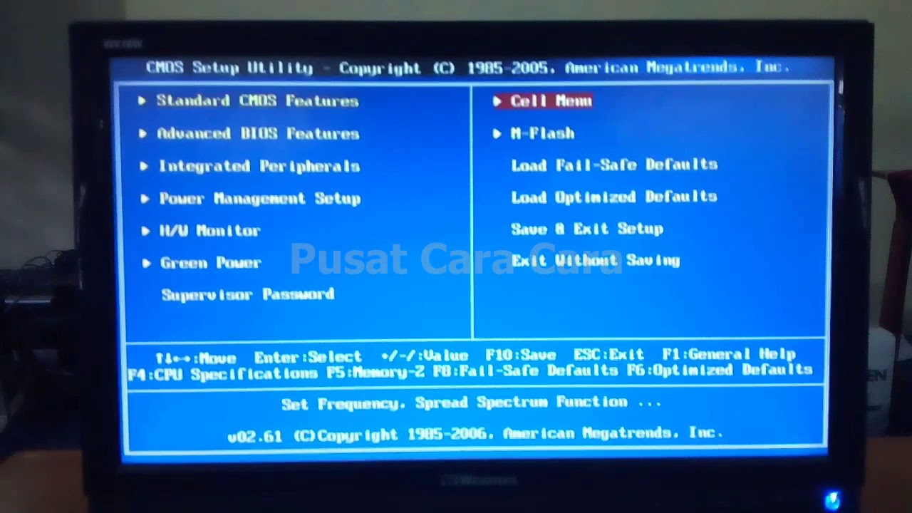Cara Setting BIOS