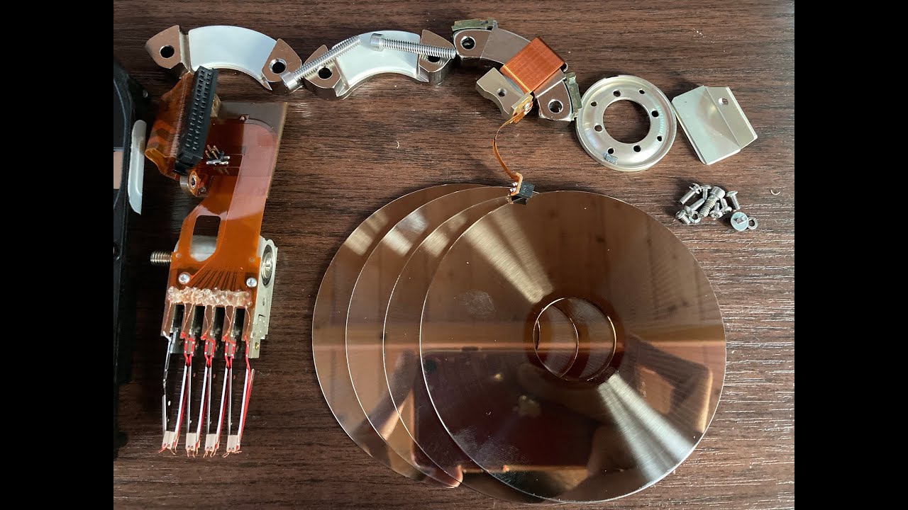 Random Hard Drive things (Inside of failed drives, sounds of bad sectors...)
