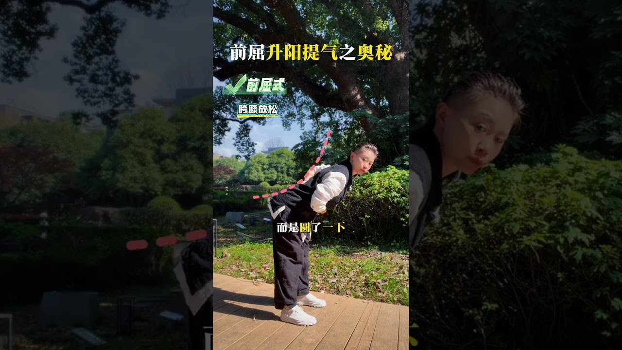 前屈 升阳提气的奥秘 #daoyin #导引 #冬季养生 #养生 #健康 #太极 #施元之 #shiyuanzhi #winter #提升阳气 #forwardbend
