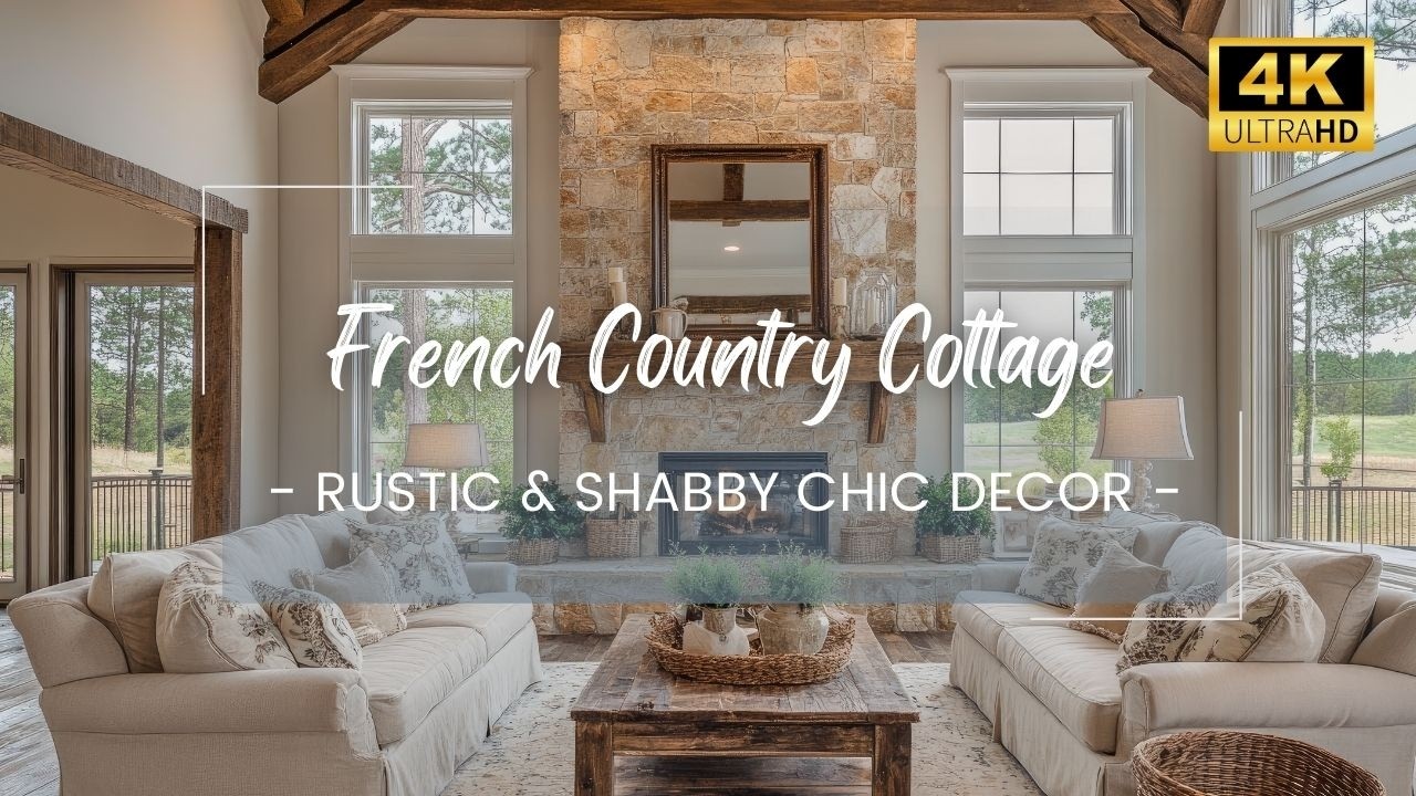 Rustic Elegance Homes with French Country Cottage Interiors and Shabby Chic Decorating Ideas