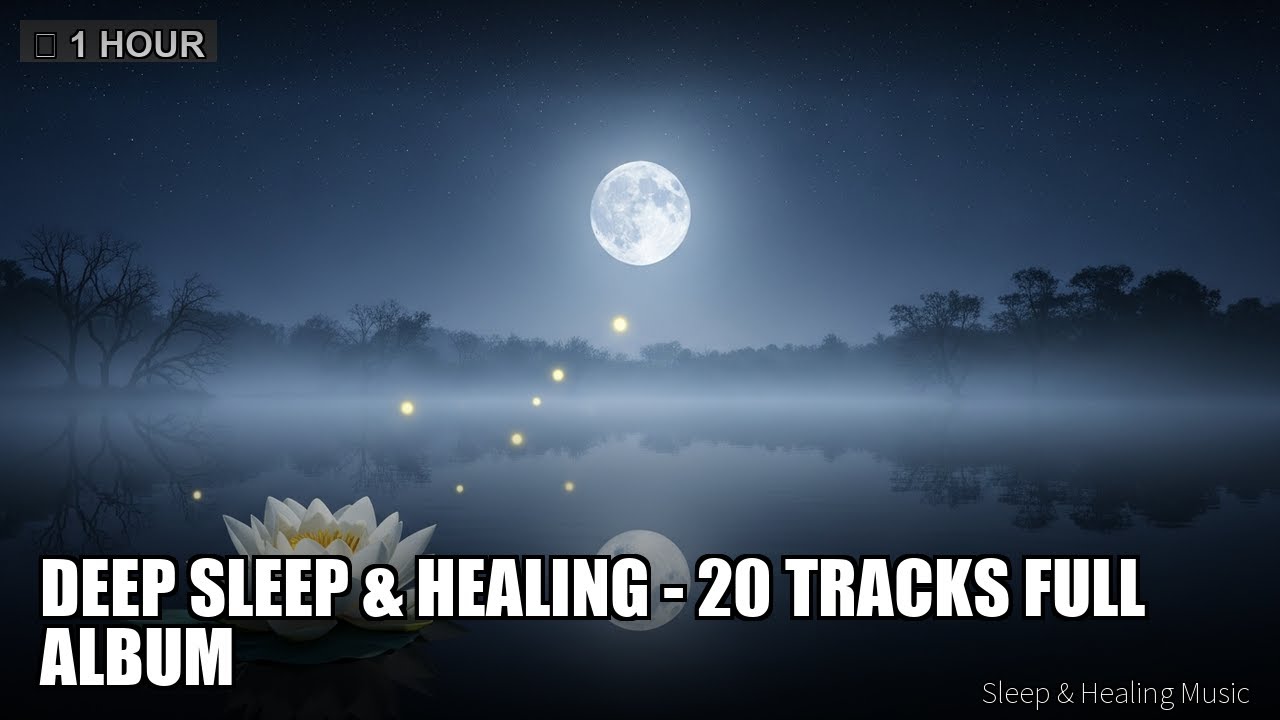 🌙 Deep Sleep & Healing Music - 20 Tracks Full Album | 432Hz | Binaural Beats | 1h