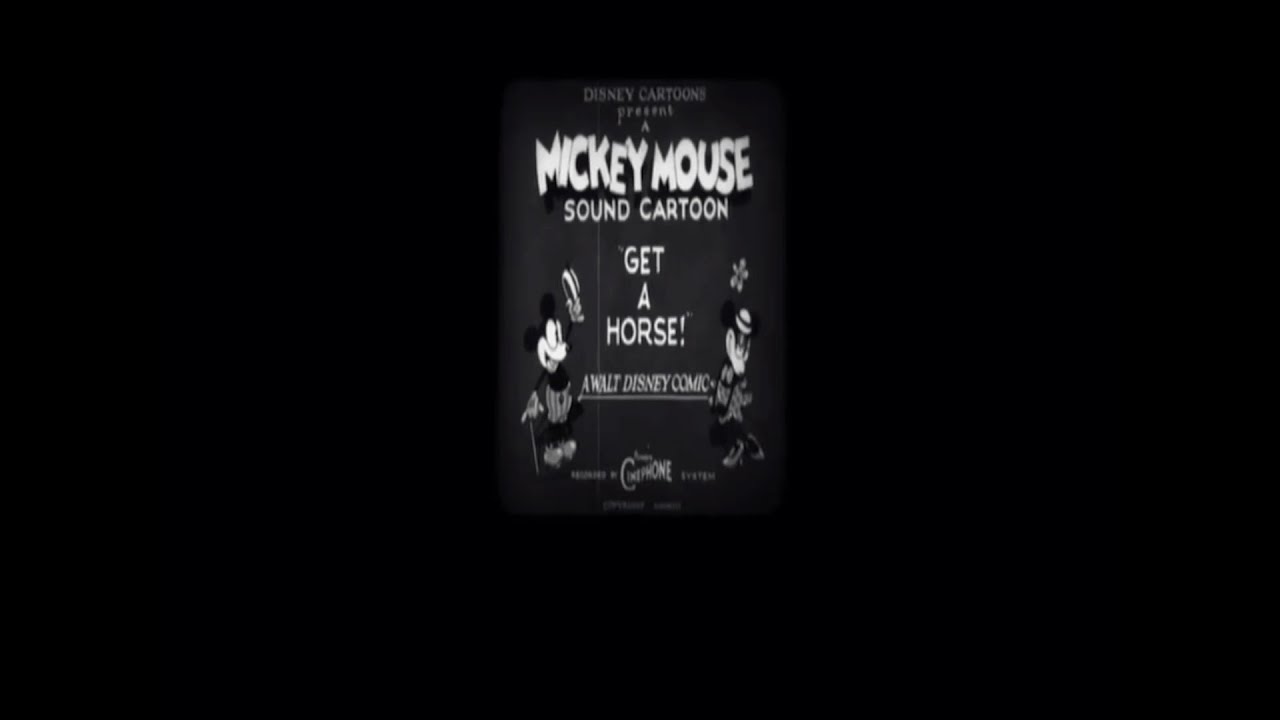 Mickey Mouse: Get a horse (2013) Short Film (Reversed Version)